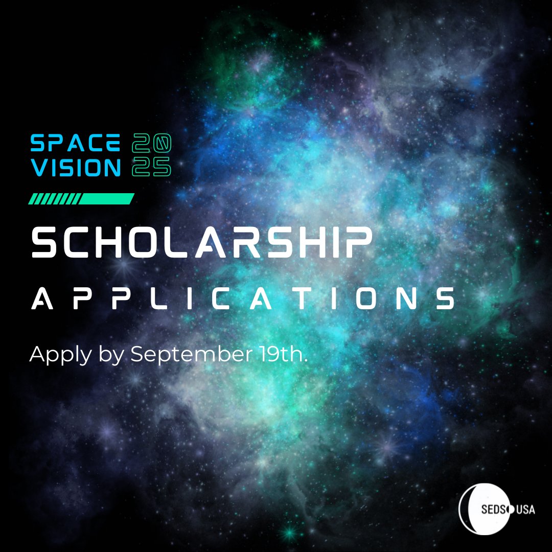 SV scholarships just dropped. Thank you to our amazing sponsors at <a href="/PortalSpaceSys/">Portal Space Systems</a>, <a href="/Mudd_Law/">Mudd Law</a>, <a href="/AdvancedSpace/">Advanced Space</a>, and all those who supported our spring fundraiser for making this possible!