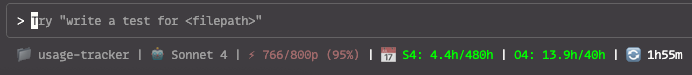 TylerGallenbeck's tweet photo. The issue is, I don't know with 100% certainty how usage limits are calculated.

I'm logically assuming that user based prompts count toward your 5hr window, and I'm using session start and end times to calculate weekly usage limits. https://t.co/QdagAuFsDW