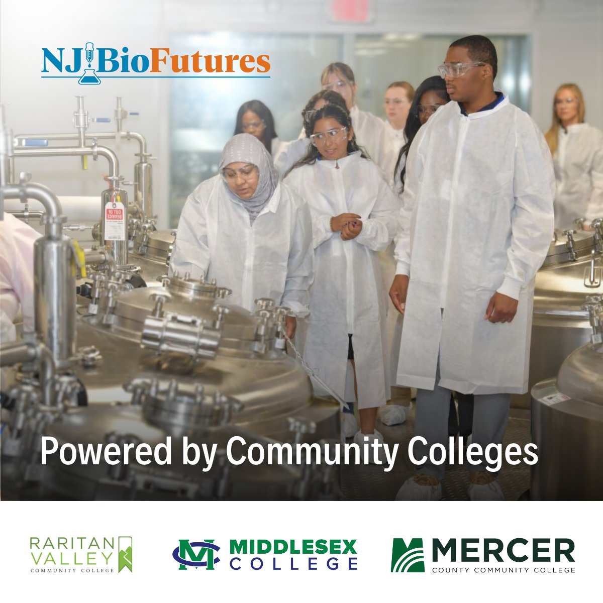 NJBioFutures (@njbiofutures) on Twitter photo Meet the three colleges leading New Jersey’s life sciences training revolution through #NJBioFutures:
🔬 <a href="/raritanvalleycc/">Raritan Valley CC</a>
🧪 @middlesexcollnj
⚗️ @mercercollege
Learn more: NJBioFutures.org
<a href="/NJCommColleges/">NJ's Community Colleges</a> Meet the three colleges leading New Jersey’s life sciences training revolution through #NJBioFutures:
🔬 <a href="/raritanvalleycc/">Raritan Valley CC</a>
🧪 @middlesexcollnj
⚗️ @mercercollege
Learn more: NJBioFutures.org
<a href="/NJCommColleges/">NJ's Community Colleges</a>