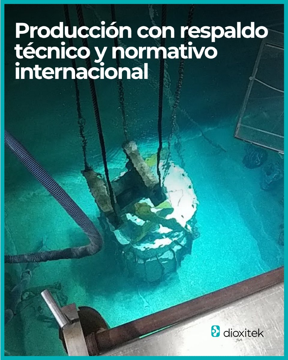 Las fuentes selladas de Cobalto-60 que producimos en Dioxitek cuentan con respaldo técnico y normativo internacional.