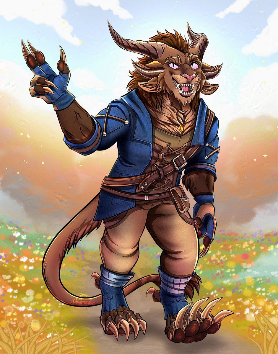 ✨C0mm for <a href="/thatislebeaver/">That Isle 'Yote</a> :D✨

#Guildwars2 #Charr