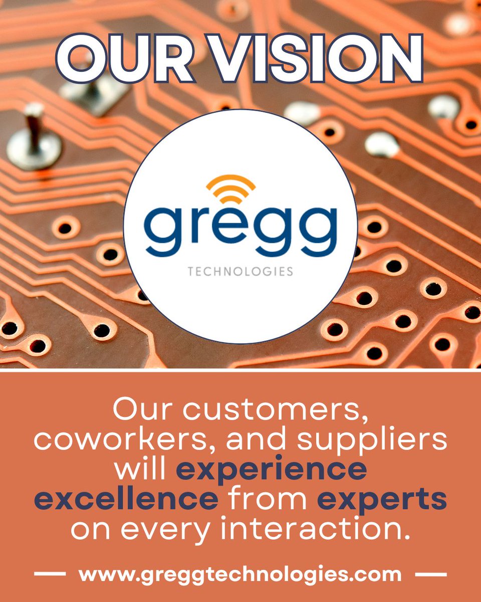 GreggTech's tweet image. What is Gregg Technologies&apos; vision?

Our employees understand the significance of delivering excellence to customers. We call this “e3”: Our customers, coworkers, and suppliers will experience excellence from experts on every interaction.

Are you interested in learning more…