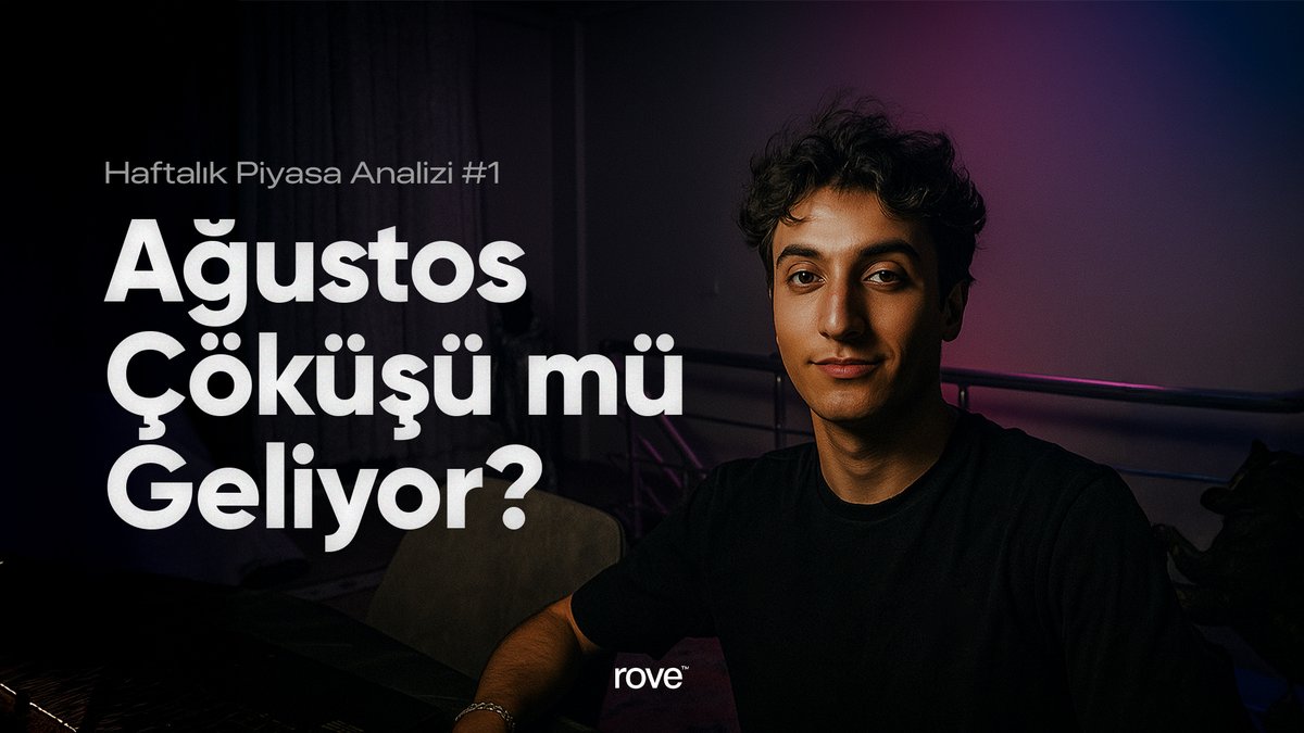 📉 Haftalık Piyasa Analizi #1 | Ağustos Çöküşü Geliyor Mu?

Bitcoin, Ethereum ve altcoinlerde kritik seviyeleri, makroekonomik gelişmeleri ve yatırımcıların merak ettiği “çöküş” senaryosunu ele alıyoruz.

Bugün saat 19:30'da gerçekleştireceğimiz canlı yayına davetlisiniz  📣

📺