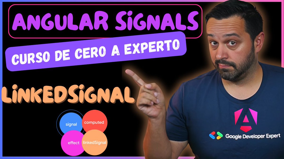 DotTechES's tweet image. 🎉 ¡La Lección 5 ya está en vivo!
LinkedSignal API en Angular Signals
🎥 Únete al chat:
f.mtr.cool/zsvmrifate
🔁 RT para ayudar a más desarrolladores
#Angular #ReactiveAPI
