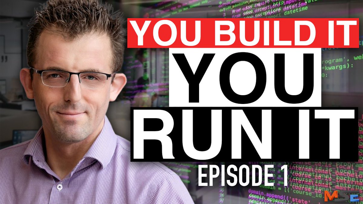 Modern Software Engineering (@modernsoftwarex) on Twitter photo Why ‘You Build It, You Run It’ Works (Even If Developers Hate It) | PART 1 | <a href="/SteveSmith_Tech/">Steve Smith</a>
AVAILABLE NOW 📽️
youtu.be/y_W3v-KMPz0 Why ‘You Build It, You Run It’ Works (Even If Developers Hate It) | PART 1 | <a href="/SteveSmith_Tech/">Steve Smith</a>
AVAILABLE NOW 📽️
youtu.be/y_W3v-KMPz0