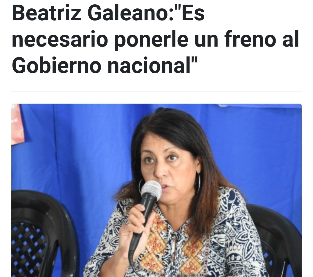 La candidata a diputada nacional por Juntos por la Libertad y la República, Beatriz Galeano, dijo que "personalmente, es un compromiso y un orgullo representar a la provincia en la diputación nacional, un espacio donde se van a decidir nuestros destinos
shre.ink/ttpe