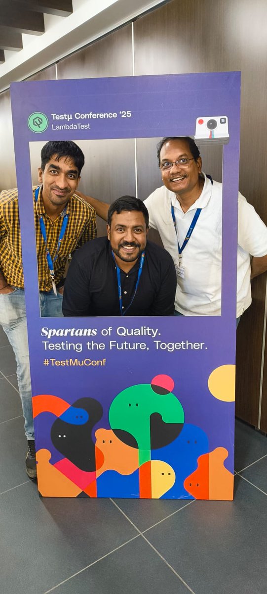 reubenrajan's tweet image. Attending watch party @ Microsoft Research, BLR #testmuconf, with the gang!