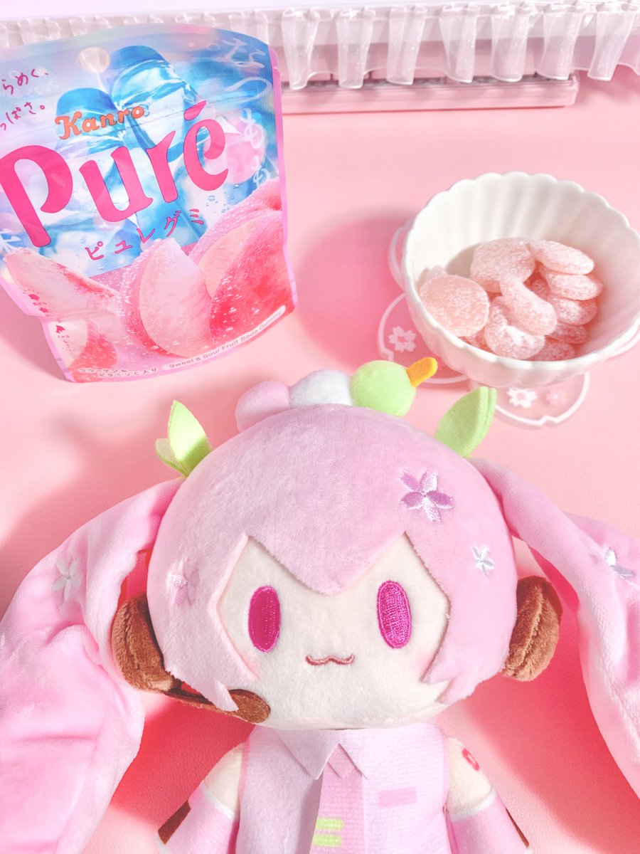 ピュレグミ 桃 🍑🍑🍑
1番好きな味( ᐢ. ̫ .ᐢ )

- - - - - - - - - - - - - - - - -
#桜ミク