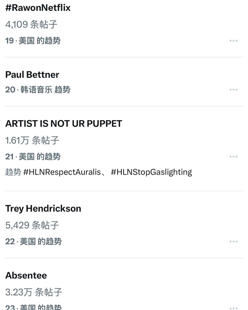 _nahnahnotme's tweet photo. TREND NO.21 in the US!!!!!
@HeadlinerTH 
@Tailai_ENT 

ARTIST IS NOT UR PUPPET
#HLNStopGaslighting
#HLNRespectAuralis https://t.co/B3QUGuOfRw