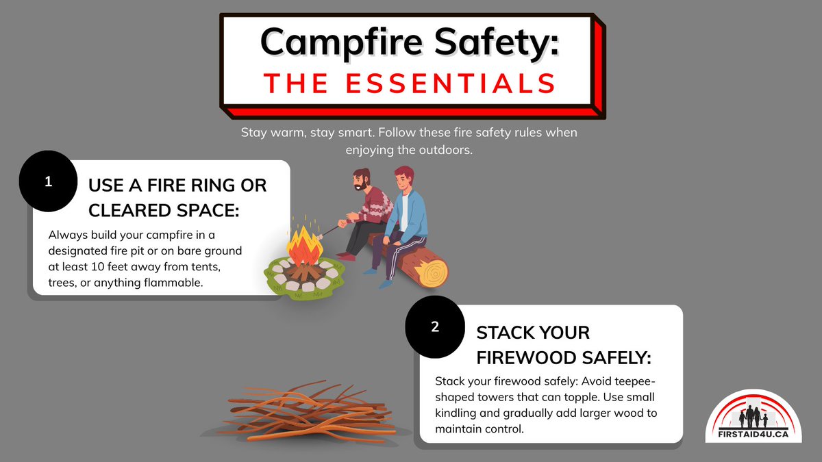 FirstAid4U_Inc's tweet image. 🔥Campfires are a summer favourite – but safety matters. Learn how to prevent burns, what to pack, and how to handle emergencies so you can enjoy the flames safely.

👉 Read the full guide: firstaid4u.ca/campfire-safet…

#FirstAid4U #CampfireSafety #FireSafetyTips