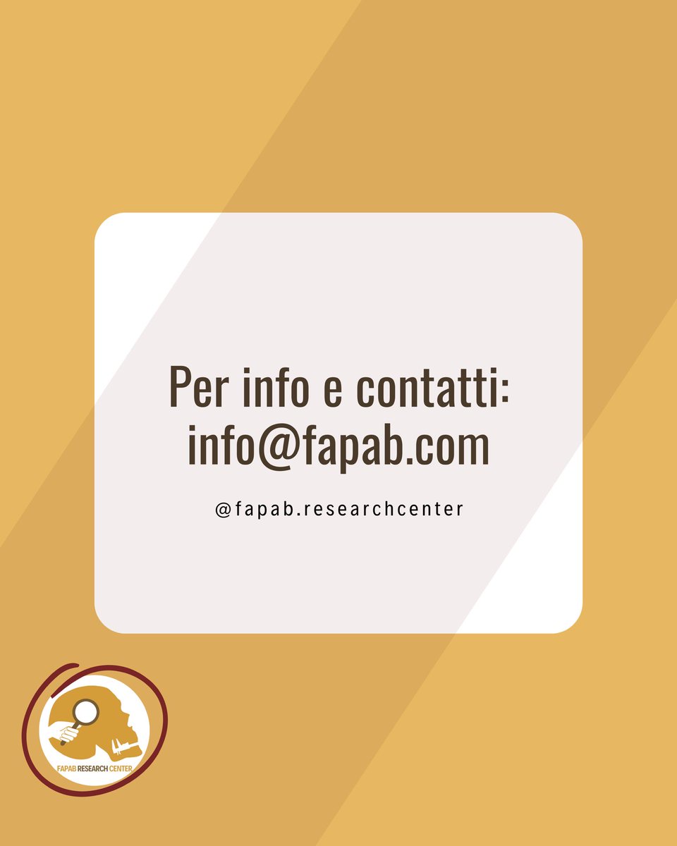 Il FАРАВ Research Center
(Forensic Antropology, Paleopathology, Bioarchaeology Research Center) è un centro di ricerca, fondato nel 2019 in Sicilia da @skele_na e <a href="/DrFMGalassi/">Francesco M. Galassi</a>, dedicato allo studio dei resti umani antichi e di interesse forense. 

#centrodiricerca #fapab #sicilia