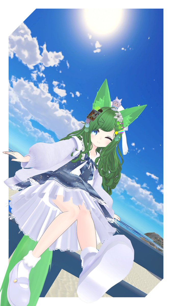 おはにももも～～っ
今日は～8/20！
8月も折り返しにもね
きょうもまったりにもにも～♪

海を見に行きたい！
でもそとでたくなーい