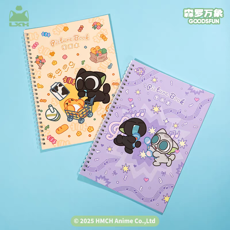 ネットショップ福猫屋です。

fukunekoshop.stores.jp/?category_id=5…

#羅小黒戦記　お花に囲まれた小黒のメモ帳と、小皇たちと元気いっぱいなリングノートです。２種ずつ発売されますが、中国のショップからの発送はランダムなんですよね……。２冊ご注文いただくと、２種類届くと思います。