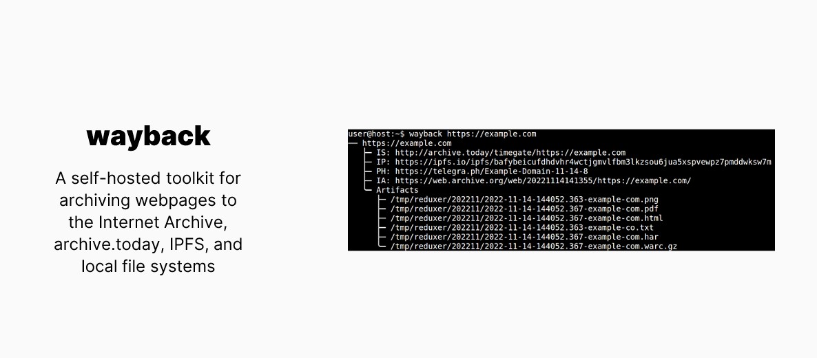 Websites disappear, but your links don't have to. ⏳ wabarc/wayback is a self-hosted archiving tool that saves pages to your disk AND services like Internet Archive and IPFS. Never lose a page again. #WebArchiving #DigitalPreservation #SelfHosted #OpenSource #DataHoarding