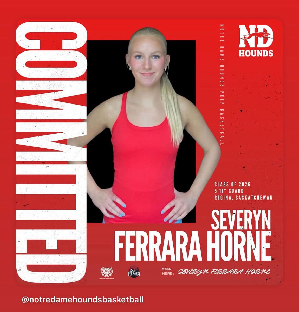 Severyn has made a big decision to focus her direction on her basketball future with her 12th grade commitment to Notre Dame. 

It’s not easy leaving such a great school and so many friends at Harvest City behind, but this year of growth and experience is going to be life