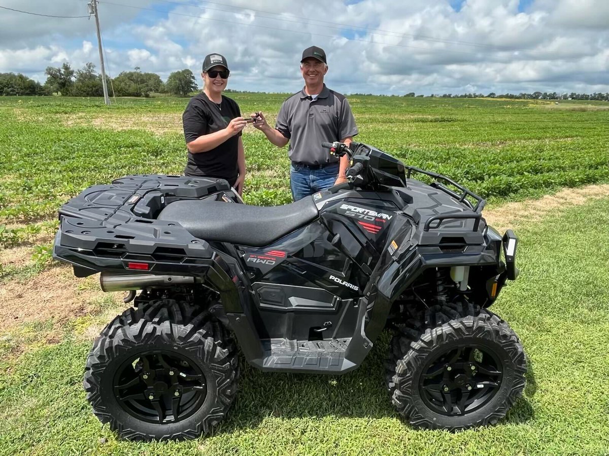 Earlier this month, we decided to kick off our very first Kansas Becknology Days with something special - a brand-new 4-wheeler giveaway (a featured item in our Commitment Rewards program)! 🚜👏

Congratulations to Kyle Siebert of Hillsboro, KS, on taking home the big prize! 🎉
