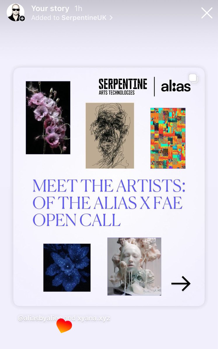 Studio_De_Wilde's tweet photo. Happy to be part of this cohort.
@SerpentineUK
#AliasStudio
#SerpentineGalleries
#AIart
#AlienFlowers
#Phantasmalithic https://t.co/fzhPfcHh9j