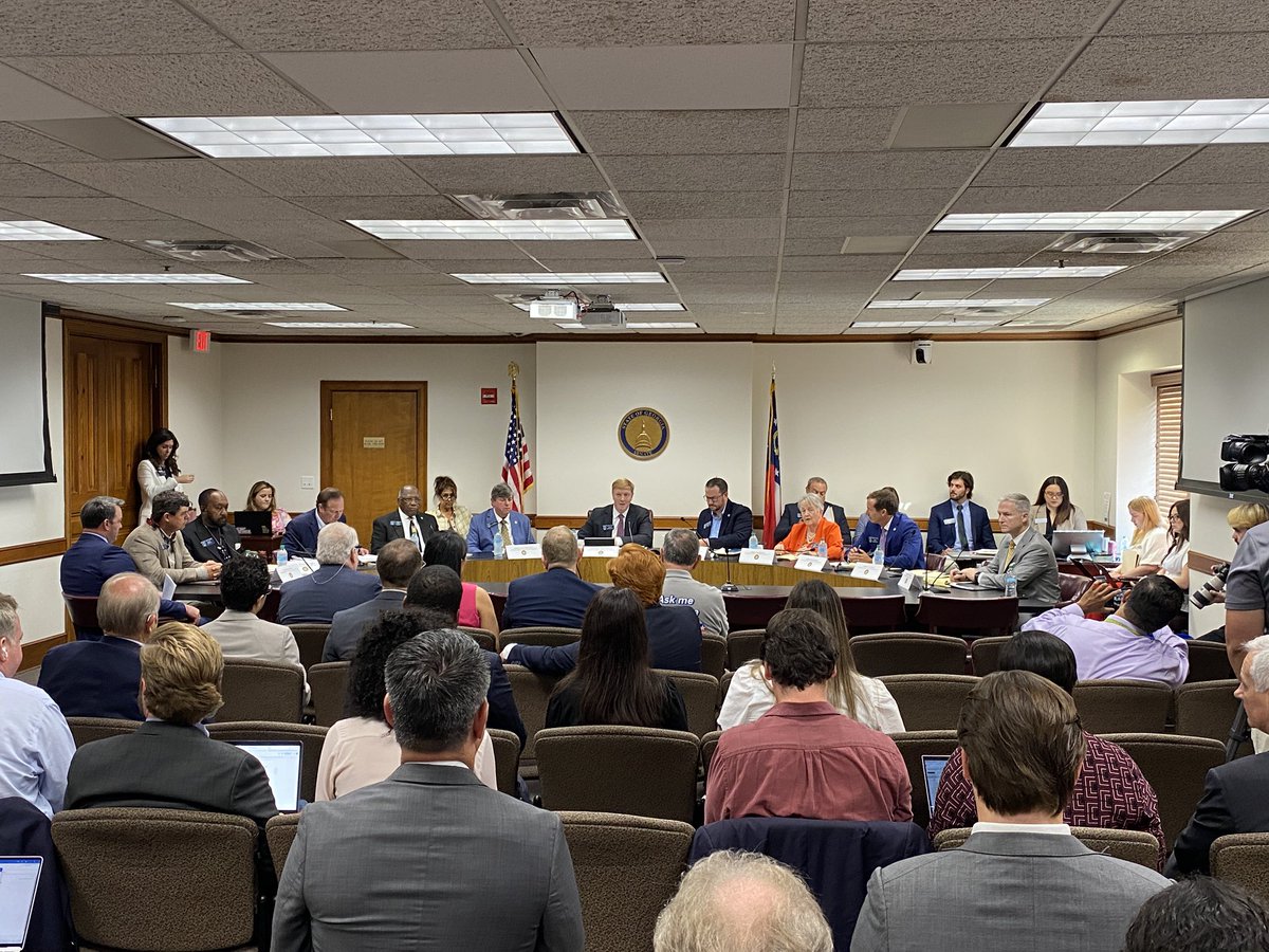 Great turnout at our first committee meeting to eliminate Georgia’s personal income tax. Grateful to have <a href="/GroverNorquist/">Grover Norquist</a> join us — a national leader in the fight for lower taxes. The goal is clear: we will eliminate the personal income tax in Georgia.