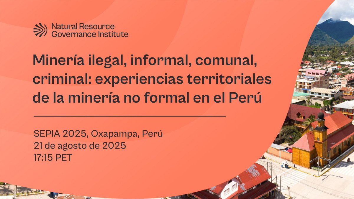 ¿Cómo influyen la minería ilegal, informal, comunal y criminal en las realidades locales?

Acompáñanos este jueves en <a href="/SEPIArural/">SEPIA</a> para explorar experiencias territoriales en Perú y debatir sobre una gobernanza que proteja a comunidades y al ambiente.

resourcegovernance.org/es/events/mine…
