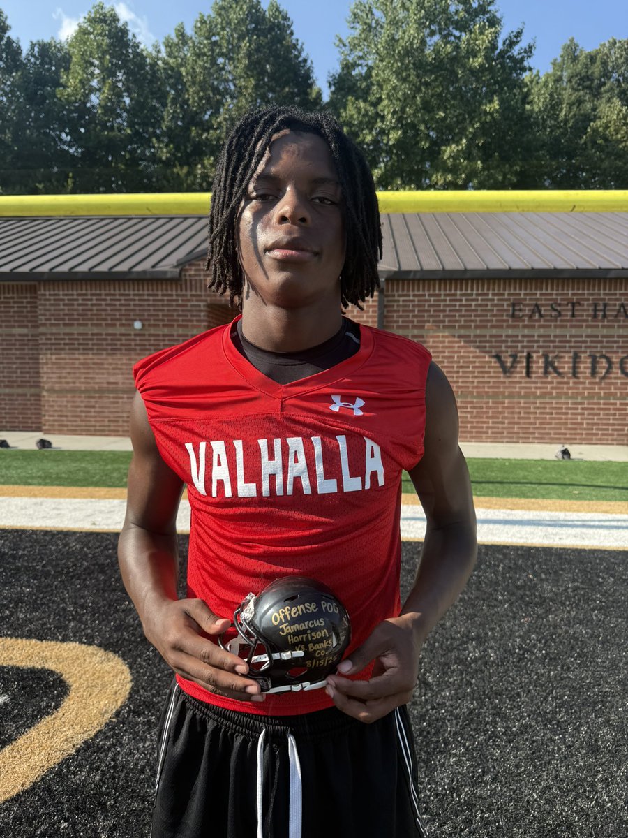 East Hall Vikings Football (@easthall_fb) on Twitter photo Congratulations to our Players of the Game vs Banks County last Friday!
Offensive POG-<a href="/Jamarcus__5/">Jamarcus Harrison</a>
Defensive POG-Malachi Burce
Special Teams POG-Damian Contreras
#Together
<a href="/Matttur/">Matt Turner</a> <a href="/CoachJimboHale/">Jimbo Hale</a> <a href="/CoachJoeyRider1/">joey rider</a> <a href="/COACH_ESPI/">Gil Espinoza</a> <a href="/ZachJohnson58/">Zach Johnson</a> <a href="/EHHSVikings/">EHHS Vikings</a> Congratulations to our Players of the Game vs Banks County last Friday!
Offensive POG-<a href="/Jamarcus__5/">Jamarcus Harrison</a>
Defensive POG-Malachi Burce
Special Teams POG-Damian Contreras
#Together
<a href="/Matttur/">Matt Turner</a> <a href="/CoachJimboHale/">Jimbo Hale</a> <a href="/CoachJoeyRider1/">joey rider</a> <a href="/COACH_ESPI/">Gil Espinoza</a> <a href="/ZachJohnson58/">Zach Johnson</a> <a href="/EHHSVikings/">EHHS Vikings</a>