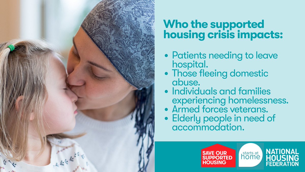 Supported housing is a lifeline for those who need support to live a safe and happy life.

The government must commit to long-term funding at the Autumn Budget to save this national resource.
  
👉Join the call to #SaveOurSupportedHousing: startsathome.org.uk/get-involved/

#StartsAtHome