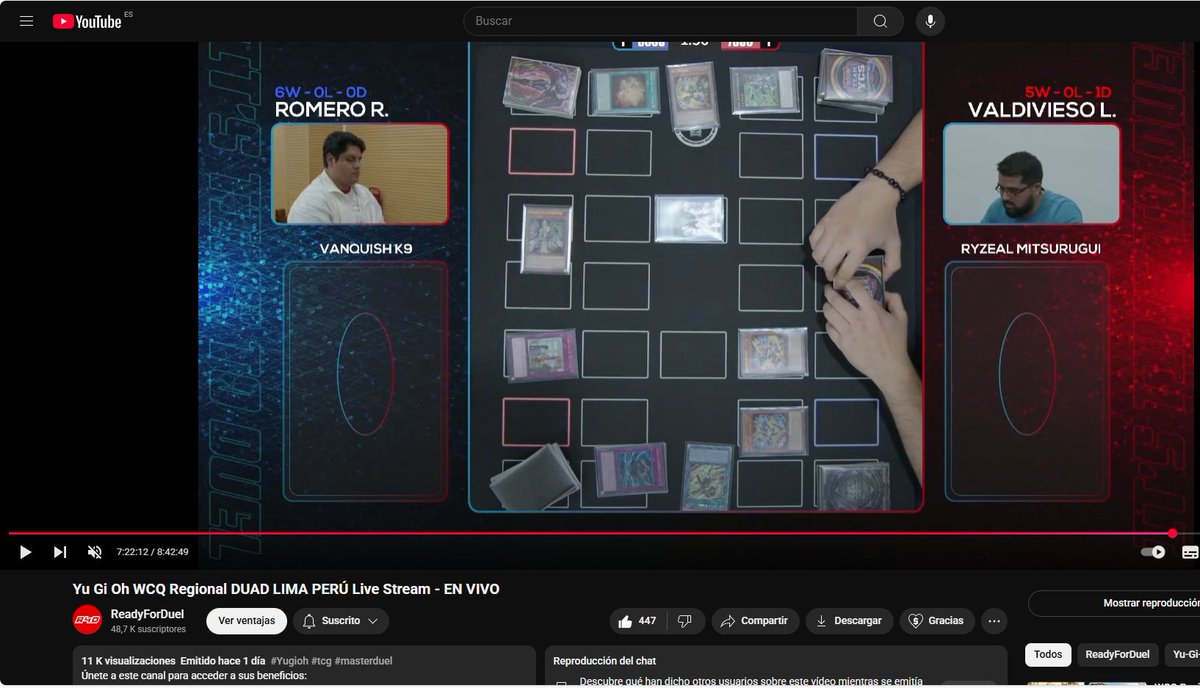 Julio Valls (@juliovalls3) on Twitter photo The Yu-Gi-Oh! community in LATAM just made an incredible stream of the Lima Regional 🇵🇪: multiple cameras, great casters, and 11,000 views! 😲
Imagine if <a href="/YuGiOh_TCG/">Yu-Gi-Oh! TCG</a> could share events like this toofans could enjoy it live from home! 🏠💻 The Yu-Gi-Oh! community in LATAM just made an incredible stream of the Lima Regional 🇵🇪: multiple cameras, great casters, and 11,000 views! 😲
Imagine if <a href="/YuGiOh_TCG/">Yu-Gi-Oh! TCG</a> could share events like this toofans could enjoy it live from home! 🏠💻