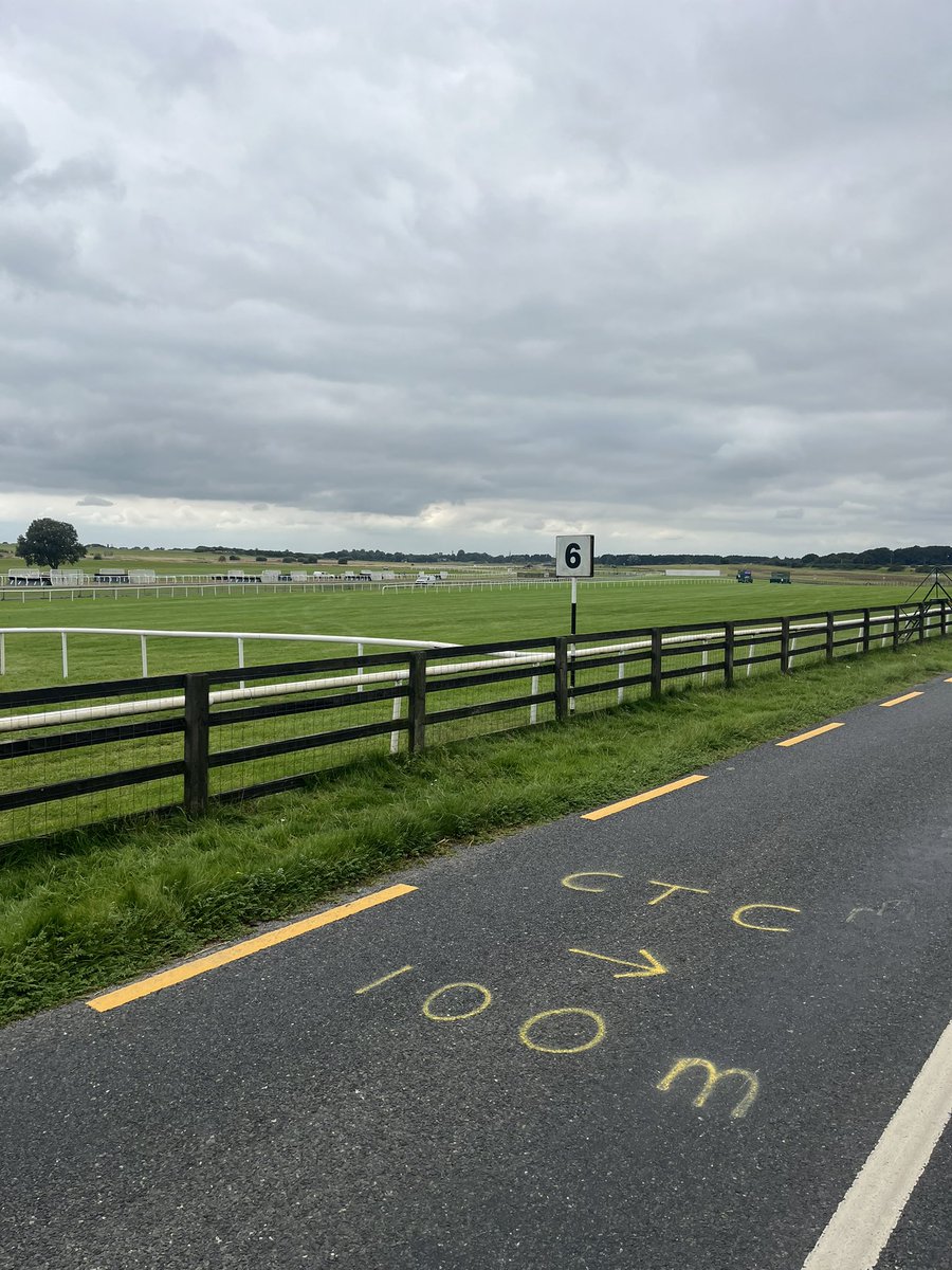 GLynchRacing's tweet image. Road markings all ready for Sat week August 30th.

Should be a magic day again.
Sign up at
CurraghToCurragh.ie &amp;amp; be part of the Pat Smullen race day in aid of @cancertrials_ie 

We have raised €840,000 so far and we are hopeful of getting to €1,000,000 this year. 

Be part…