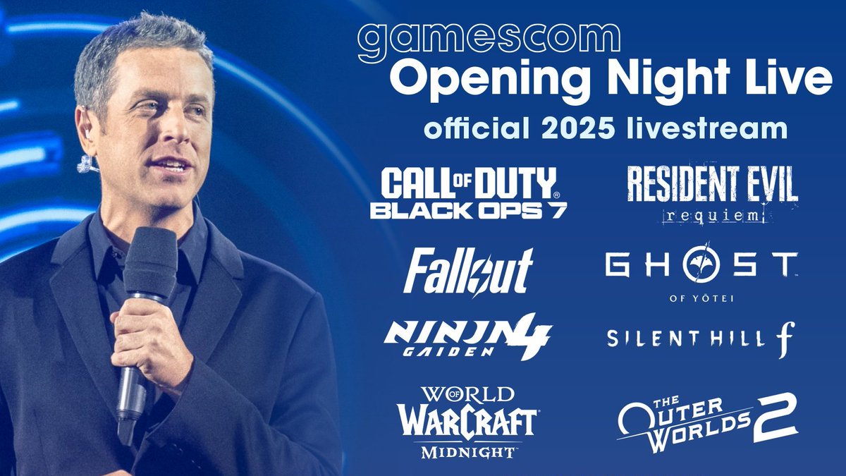 Joseph Moran (@mrbadbit) on Twitter photo Listen... we couldn't play hooky from work in order to watch Opening Night Live.... live.
Instead, we'll be reacting to the Gamescom Opening Night Live Show LATE at 5pm est! . . . right after work.
Join us at 5pm EST as we go in completely blind to the event... so no spoilers! Listen... we couldn't play hooky from work in order to watch Opening Night Live.... live.
Instead, we'll be reacting to the Gamescom Opening Night Live Show LATE at 5pm est! . . . right after work.
Join us at 5pm EST as we go in completely blind to the event... so no spoilers!