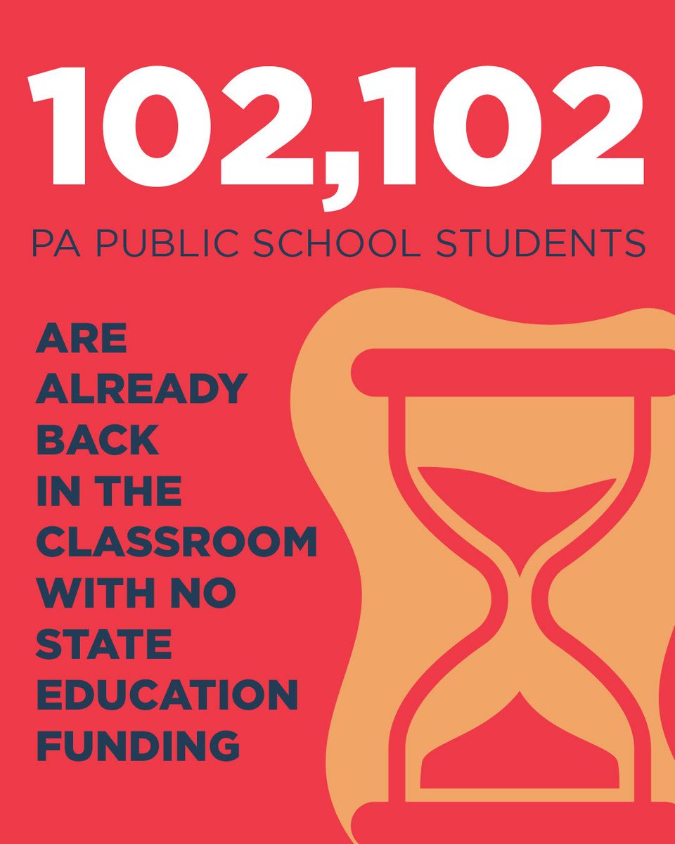 More than 100,000 PA students are already back in their public school classrooms. Yet, there is still no decision made on education funding in the state budget.
