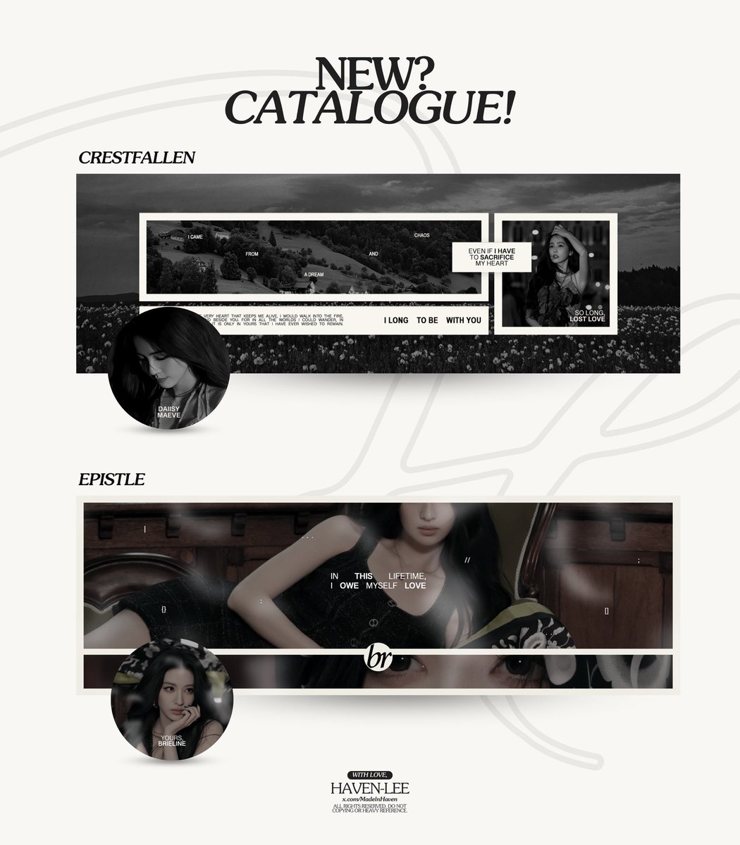MadelnHaven's tweet photo. ㅤ
A repost would be much appreciated!

Hii kenalan sama catalogue layout baruku, yuk! Feel free to reach me if you notice any similarities with other BAs, yaa. Thanks! 🤍 

#zonauang #zonaba #zonajajan 
ㅤ https://t.co/ji1VHmUfJq