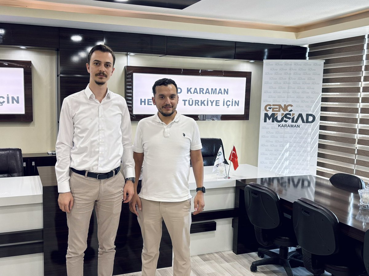 Hollanda Genç MÜSİAD Başkanı hemşehrimiz Mehmet Yangöz Genç MÜSİAD Başkanımız Kürşad Bugra Yazıcıyı şubemizde ziyaret etti.İki şube faaliyetleri yanısıra Karaman - Hollanda MÜSİAD işbirliği ile ortak görüş alışverişinde bulunduk. #gencmusiad #ziyaret #hollanda