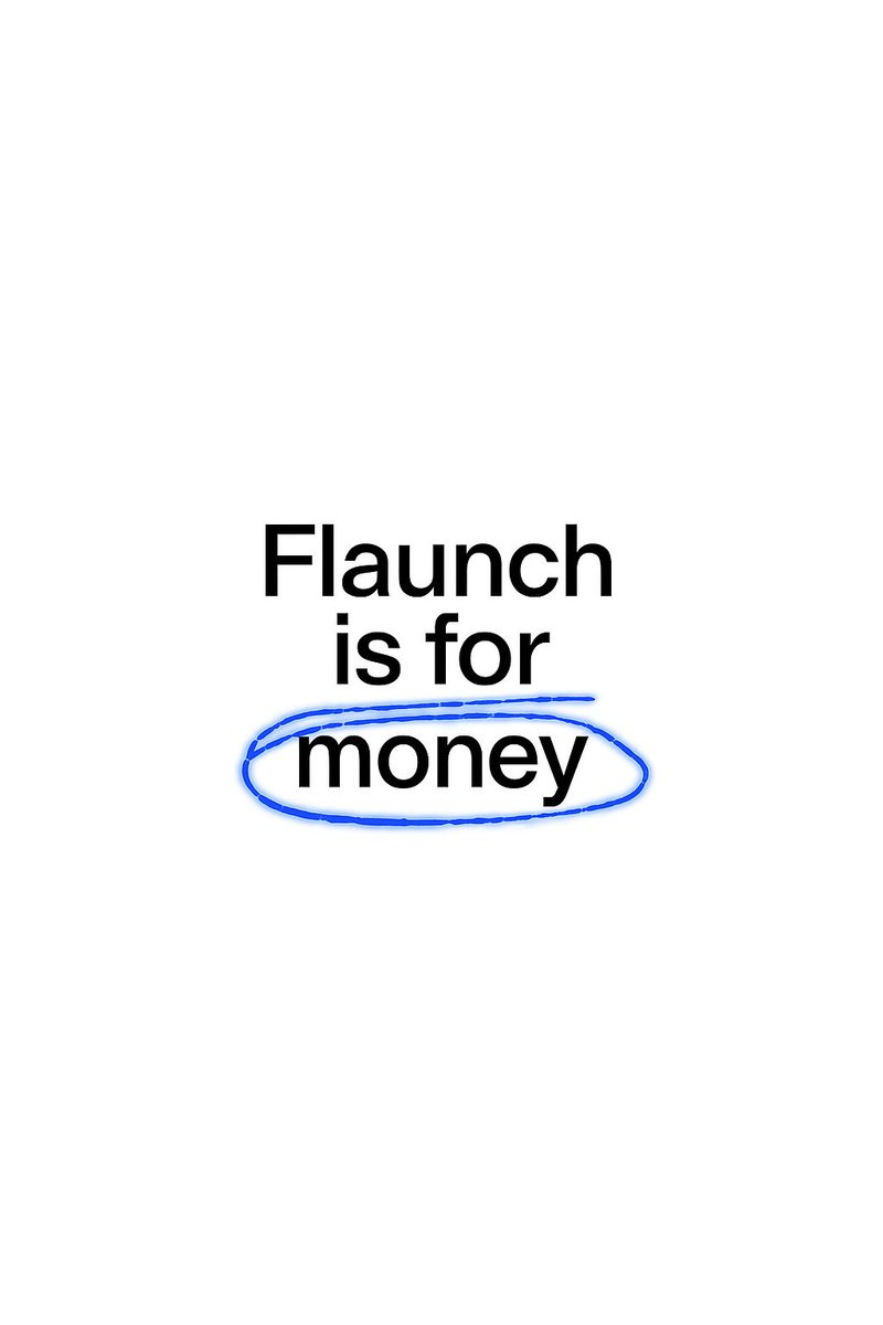 Flaunchmoney_'s tweet photo. Flaunch is for money $money
https://t.co/RjXNUdGTX4 https://t.co/c05i9qwbaz