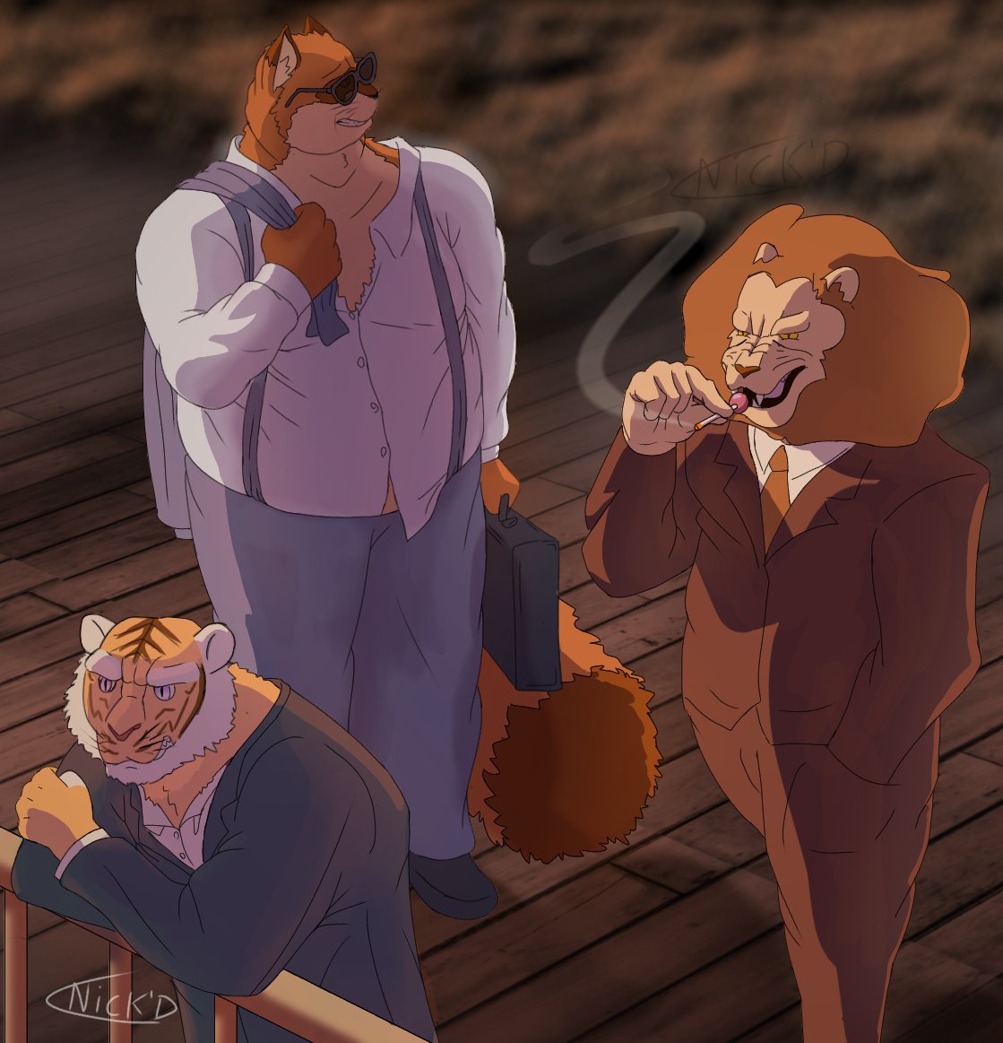 Este dibujo tiene que ser mi favorito, hecho para unos amigos míos jaja