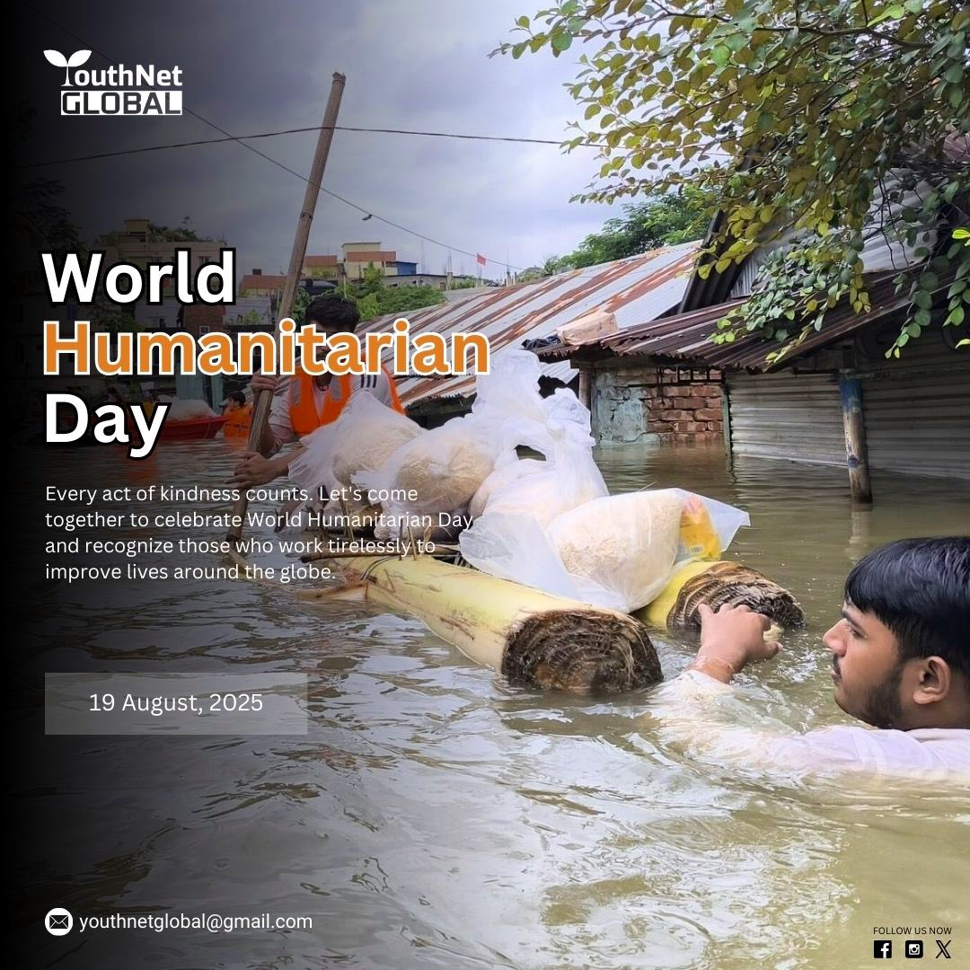 This World Humanitarian Day, we salute the courage of those turning compassion into action. 

From Bangladesh floods to the climate crisis, youth lead with empathy, care, and resilience. 🌍✊💚 #ActForHumanity #WHD #WorldHumanitarianDay