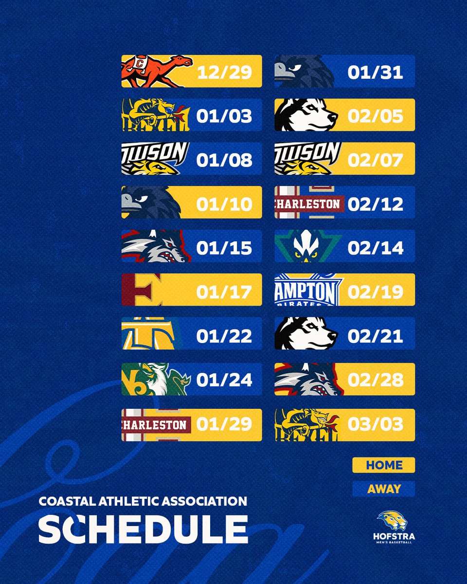 𝗕𝗜𝗚 📆 day!

Now time to reveal our 2025-26 CAA schedule!

#PrideOfLI