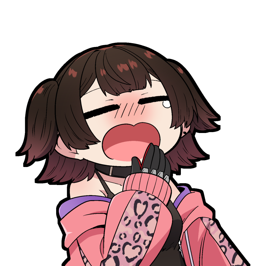 「ねむねむロボ子さん #vtuberさんスタンプ風に描いた #ロボ子Art」|221(ﾂﾂｲﾁ)同人作家VTuber@月一で電子同人誌制作中のイラスト