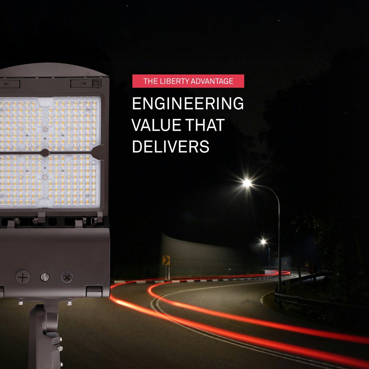 ArchipelagoLED's tweet image. LSBX | Liberty cuts energy use by 77% 💡📊 Replace 2000W MH with 450W LED, get rebates, and swap optics on-site in seconds. Smart, sustainable lighting built to adapt to any facility’s needs. #SmartInvestment #ROI