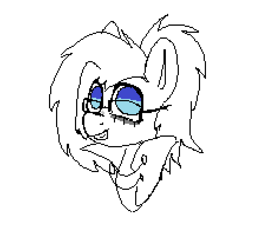 wanted to see how he'd look with glasses, lil nerdy creature