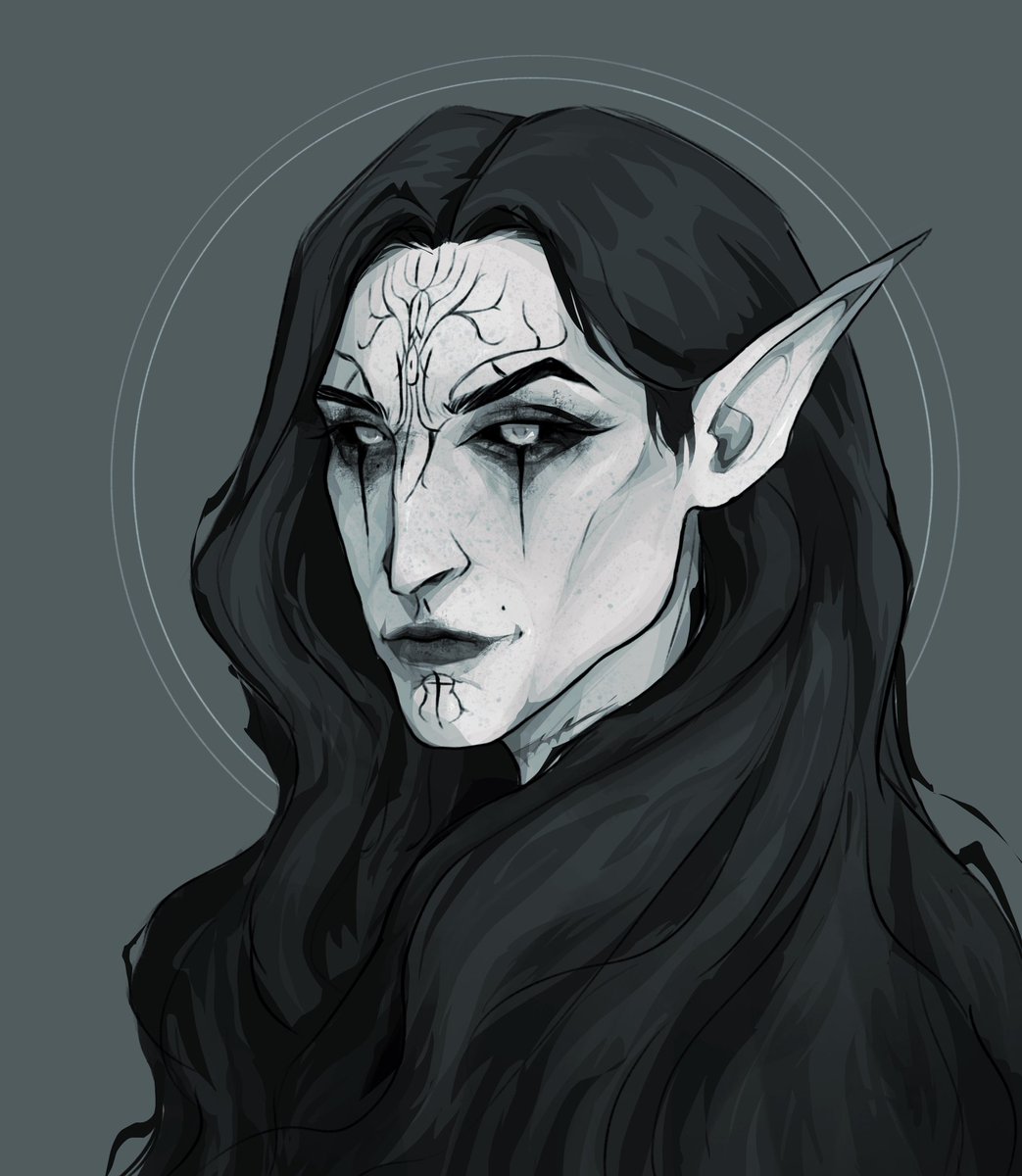 idk i can’t stop drawing this creep 

#dav #rook #DragonAgeTheVeilguard
