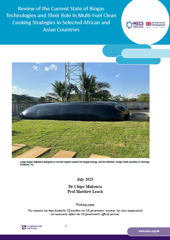 UKMECS's tweet photo. A report by @UKMECS explores challenges &amp; potential of biogas as a #cleancooking solution. #Biogas holds strong future potential for #cleancooking in Africa &amp; Asia, as portable, integrated #digester technologies make it more accessible &amp; user-friendly.⬇️
https://t.co/PaPfuLNugg https://t.co/rzBKuSegm9