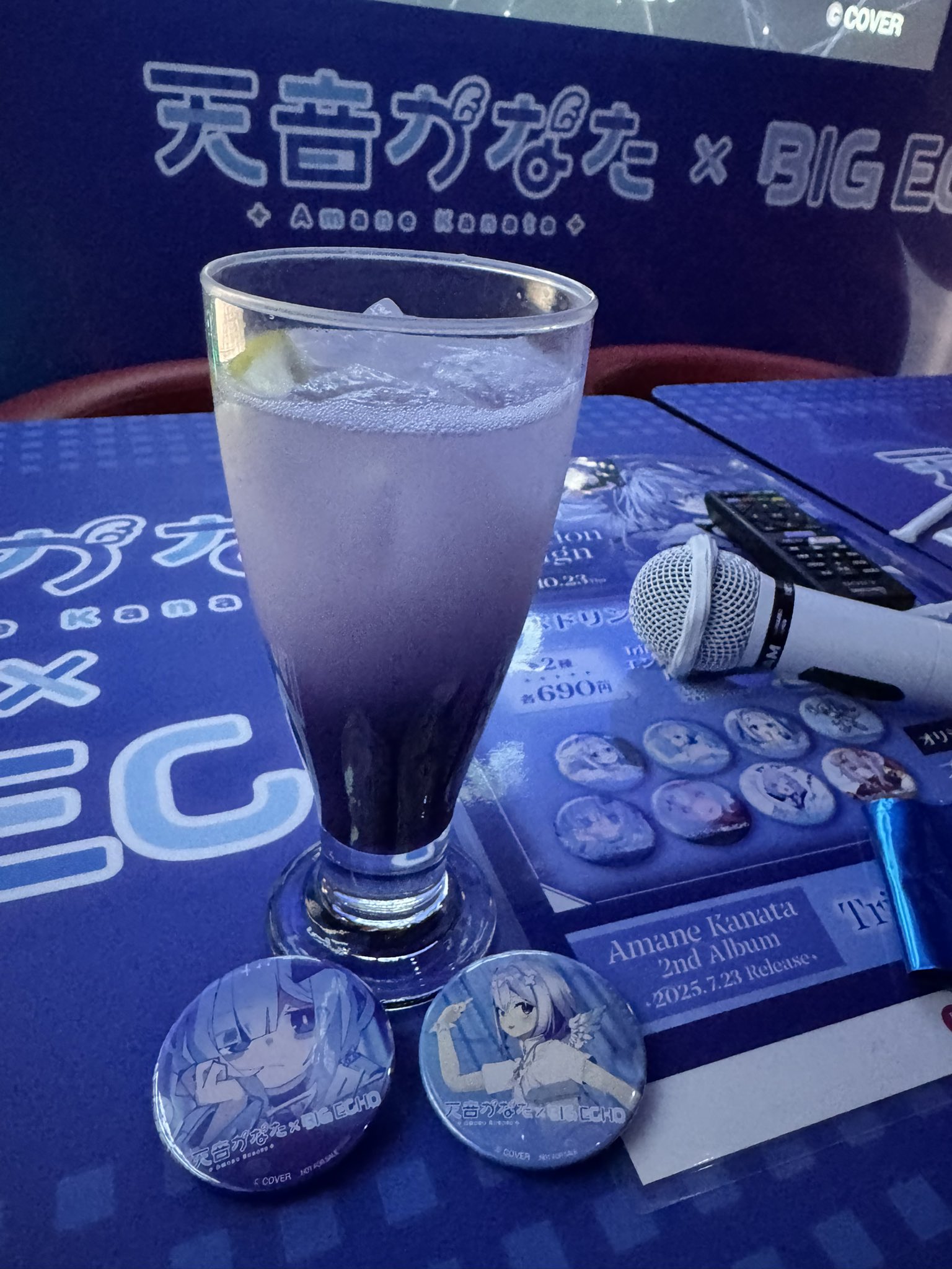 天音かなた　ビッグエコー　缶バッチ②×11 天音かなたコラボキャンペーン｜株式会社第一興商