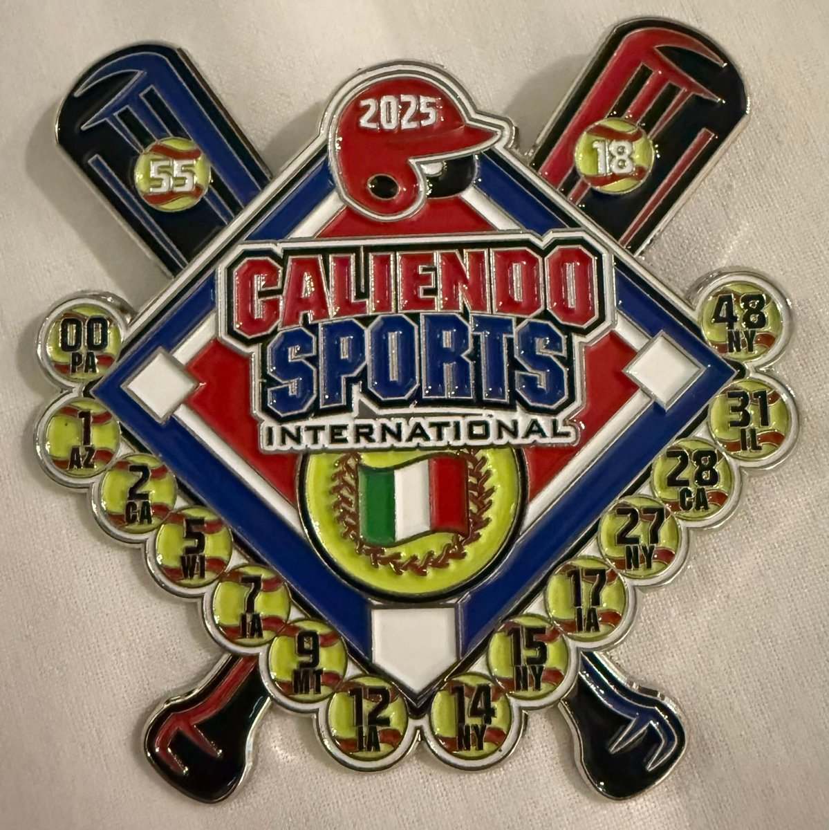 🎁 A Global Gesture of Goodwill 
During their tour in Italy, the Caliendo Sports International Softball Team honored every opposing player, coach, and official with thoughtful gifts—a true celebration of sportsmanship and connection across cultures. Join us in 2026.