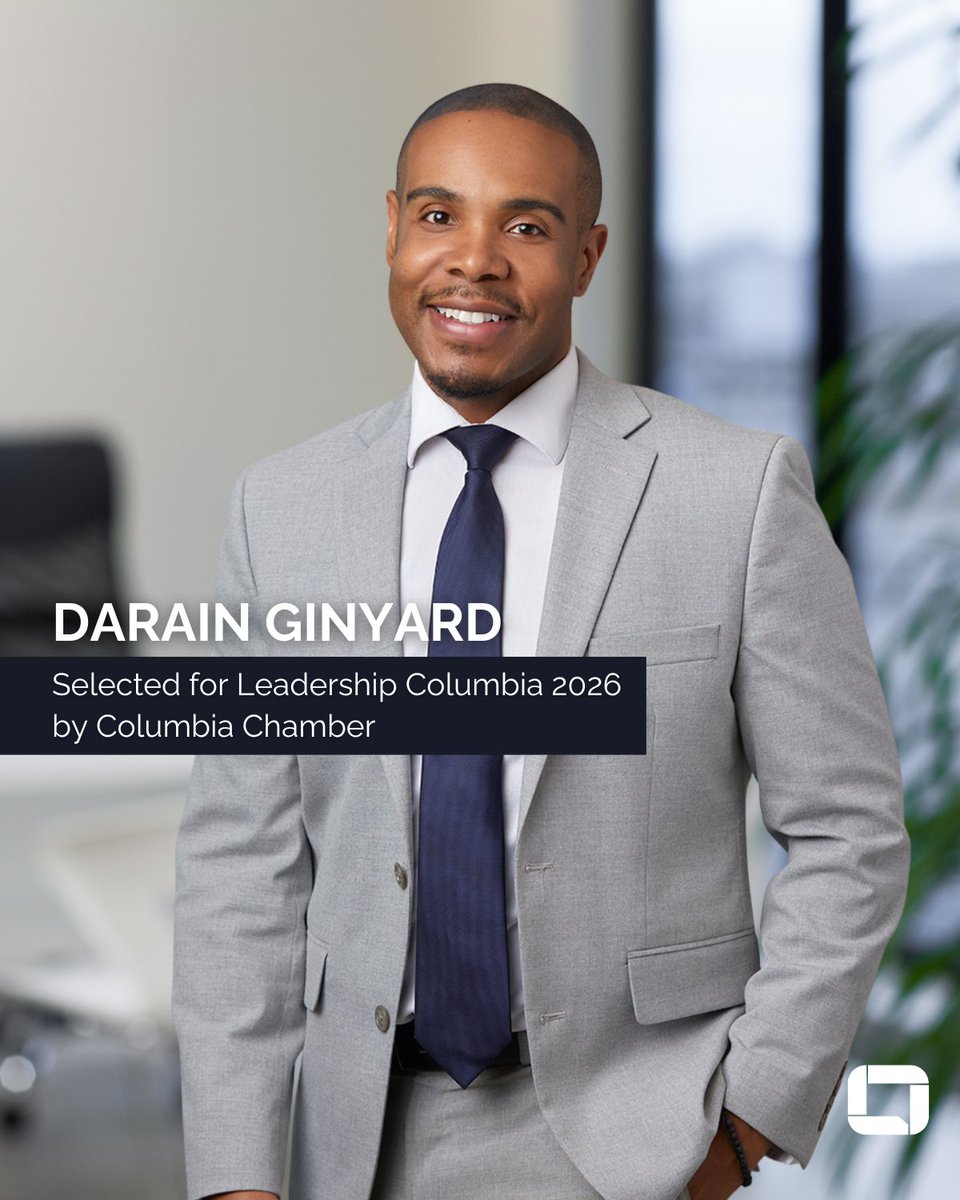 NP Strategy Creative Specialist Darain Ginyard selected for <a href="/Leadership_Cola/">Leadership Columbia</a> Class of 2026.