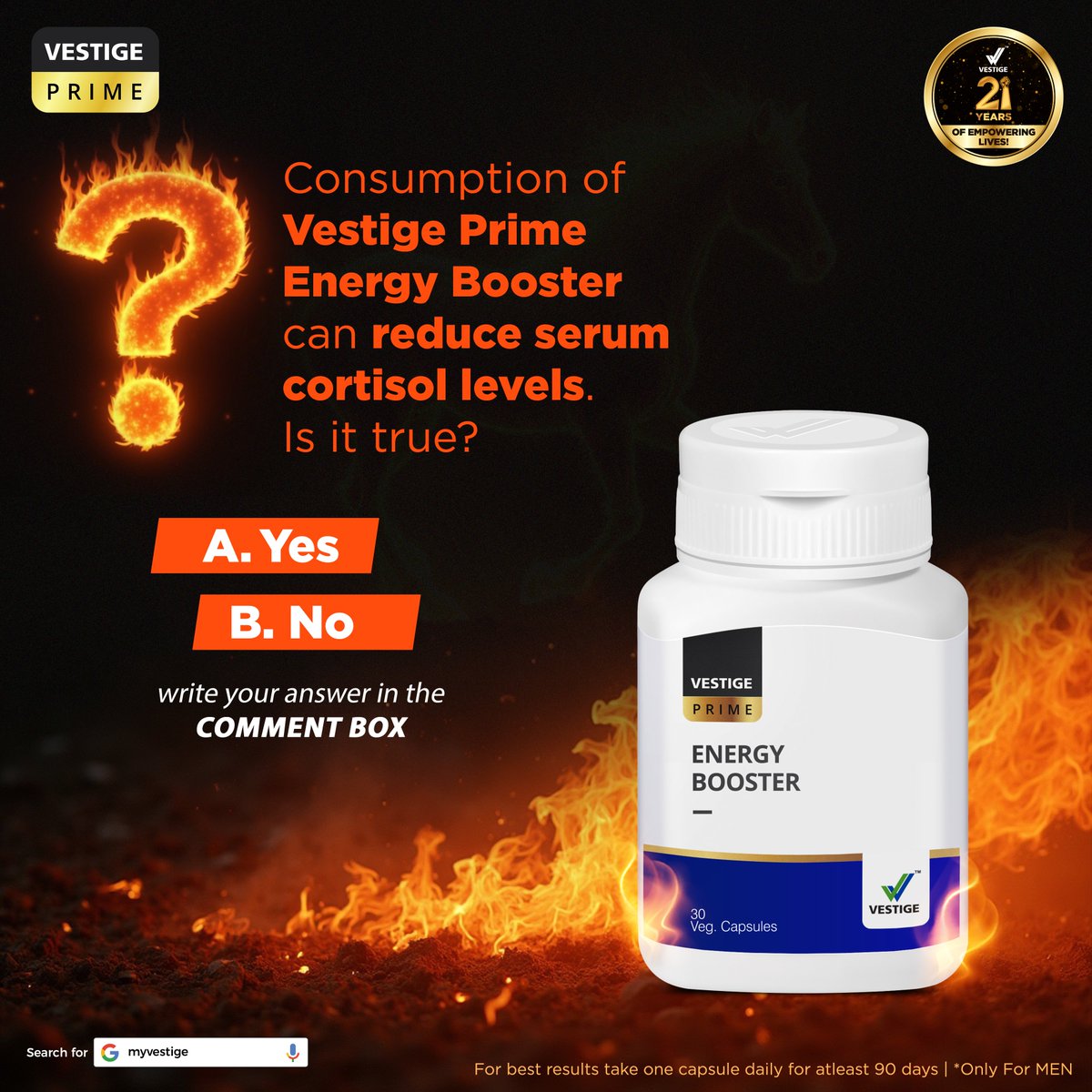 vestigemkt's tweet image. Think you know how Vestige Prime Energy Booster impacts your body? 

Here's your chance to test your knowledge! 

Drop your answer in the comments and let’s see how well-informed you are.

#VestigePrime #EnergyBooster #StayEnergized #HealthAndWellness #BoostYourDay