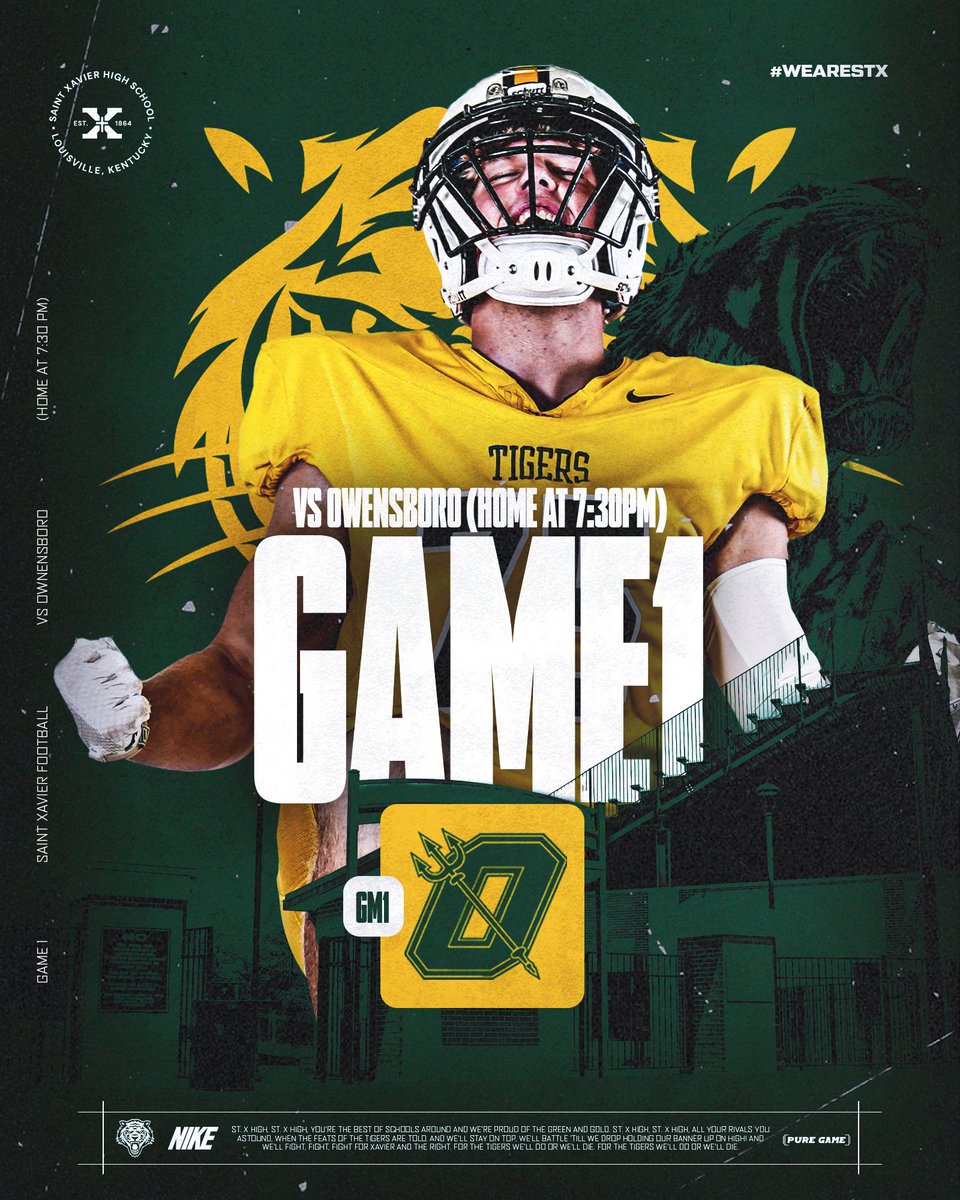 𝗙𝗿𝗶𝗱𝗮𝘆 = 𝗧𝗶𝗴𝗲𝗿𝘀 𝗙𝗼𝗼𝘁𝗯𝗮𝗹𝗹

𝗜𝘁'𝘀 𝗚𝗔𝗠𝗘 𝗪𝗘𝗘𝗞. 🟢🟡

#WeAreStX