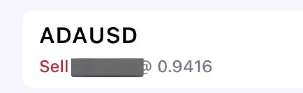 #ADA UPDATE 

Umuyorum değerlendirmişsinizdir, açık sinyaldi çünkü. 

0 spread için teşekkürler <a href="/BemFunding/">BEM Funding</a>  🤝🏽