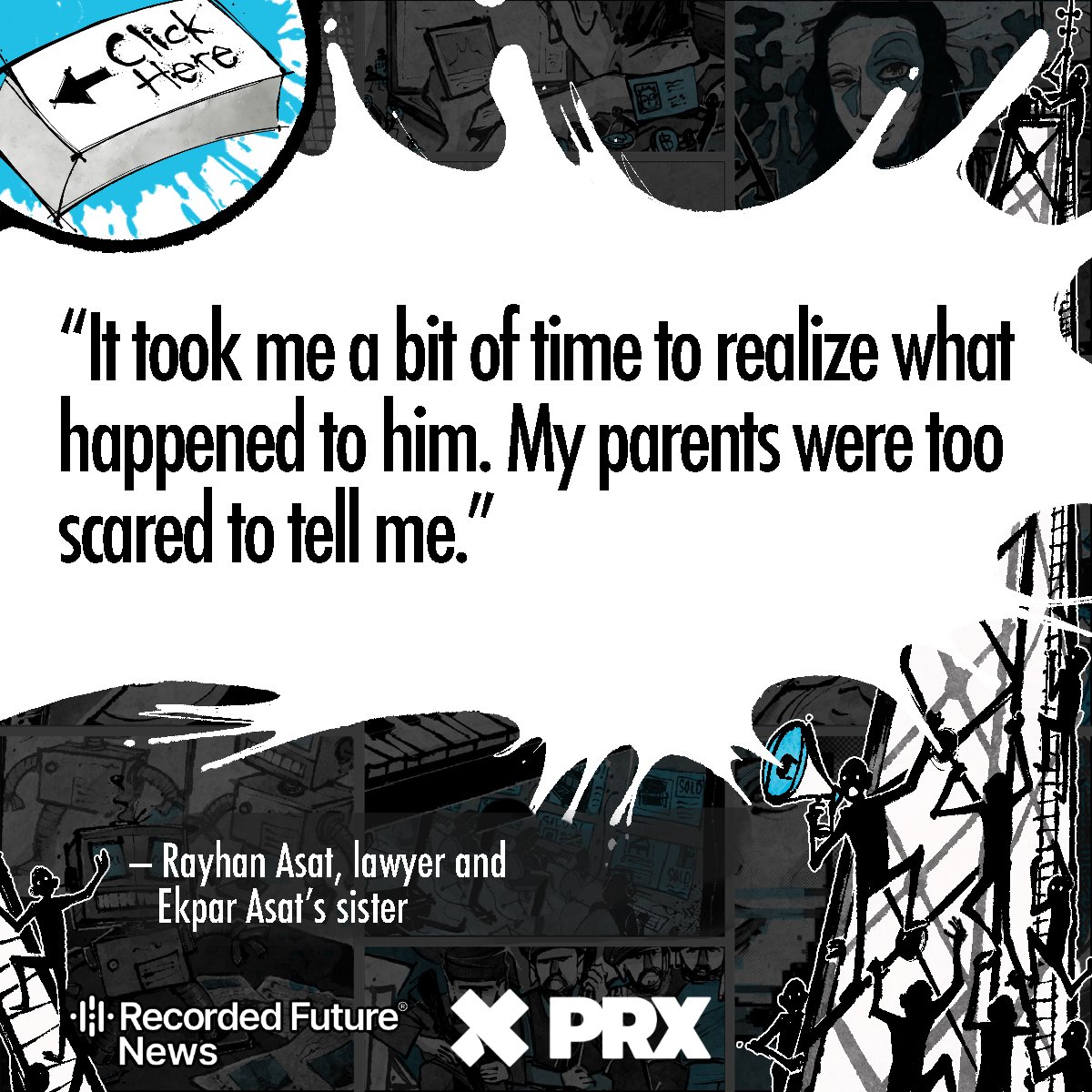 Click Here (@clickhereshow) on Twitter photo <a href="/prx/">PRX</a> <a href="/RecordedFuture/">Recorded Future</a> <a href="/TheRecord_Media/">The Record From Recorded Future News</a> <a href="/CUyghurstudy/">Center for Uyghur Studies</a> <a href="/NPRDina/">Dina Temple-Raston</a> <a href="/UyghurProject/">Uyghur Human Rights Project</a> <a href="/CUyghurs/">Campaign For Uyghurs</a> <a href="/UyghurYouthDE/">Uyghur Youth Initiative</a> <a href="/Uyghur_American/">Uyghur American Association</a> <a href="/UHRP_Chinese/">维吾尔人权项目</a> <a href="/RonDeibert/">profdeibert</a> <a href="/citizenlab/">The Citizen Lab</a> <a href="/PDXbek/">Rebekah Brown</a> In part three of our series ERASED, #EkparAsat thought he was building a kind of #Uyghur Facebook—a digital town square for songs, stories, even jokes. But in #China, cultural preservation can look a lot like subversion. So the network disappeared. And so did its founder. <a href="/prx/">PRX</a> <a href="/RecordedFuture/">Recorded Future</a> <a href="/TheRecord_Media/">The Record From Recorded Future News</a> <a href="/CUyghurstudy/">Center for Uyghur Studies</a> <a href="/NPRDina/">Dina Temple-Raston</a> <a href="/UyghurProject/">Uyghur Human Rights Project</a> <a href="/CUyghurs/">Campaign For Uyghurs</a> <a href="/UyghurYouthDE/">Uyghur Youth Initiative</a> <a href="/Uyghur_American/">Uyghur American Association</a> <a href="/UHRP_Chinese/">维吾尔人权项目</a> <a href="/RonDeibert/">profdeibert</a> <a href="/citizenlab/">The Citizen Lab</a> <a href="/PDXbek/">Rebekah Brown</a> In part three of our series ERASED, #EkparAsat thought he was building a kind of #Uyghur Facebook—a digital town square for songs, stories, even jokes. But in #China, cultural preservation can look a lot like subversion. So the network disappeared. And so did its founder.