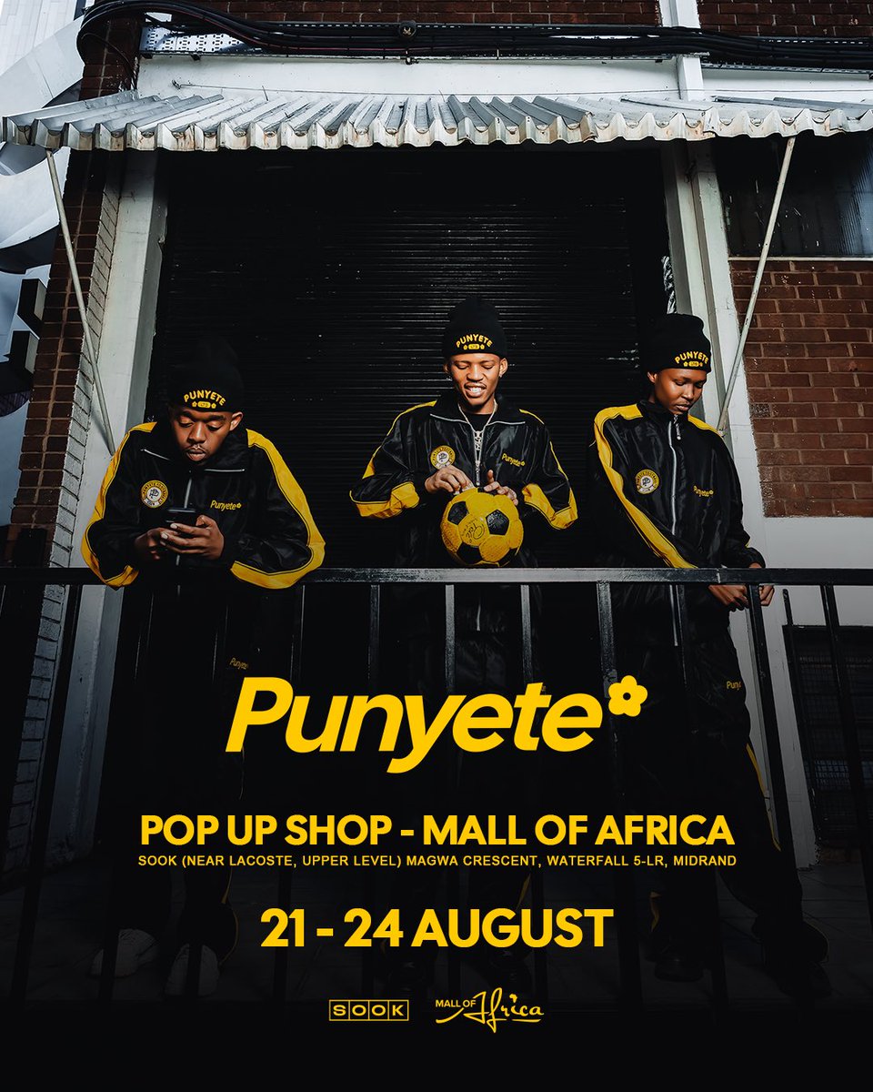 LoatinoverPound's tweet photo. Punyete Pop-Up Shop - @TheMallOfAfrica 

🗓️ 21 - 24 August — Swing By 

🏬 @SookSpaces https://t.co/2dWppbddEn