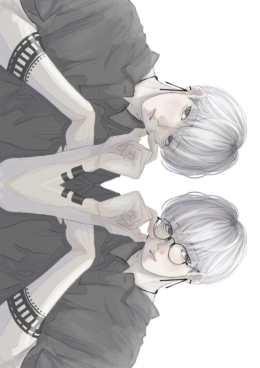 🤓あるなし忘れてました

#創作男子 #illustration