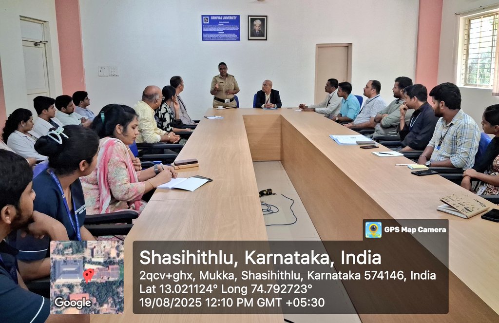 SUIET_Mukka's tweet photo. Anti Drug Awareness Meeting was conducted today at #SrinivasUniversity Institute of Engineering &amp; Technology, SUIET, Mukka Campus, Mangaluru.
Dr. @RKHEGDE2 (Dean #SUIETMukka and Chairman of Anti Drug &amp; Awareness Committee, Srinivas University) chaired the meeting (1/n)
@compolmlr https://t.co/EfXZLjh9p5